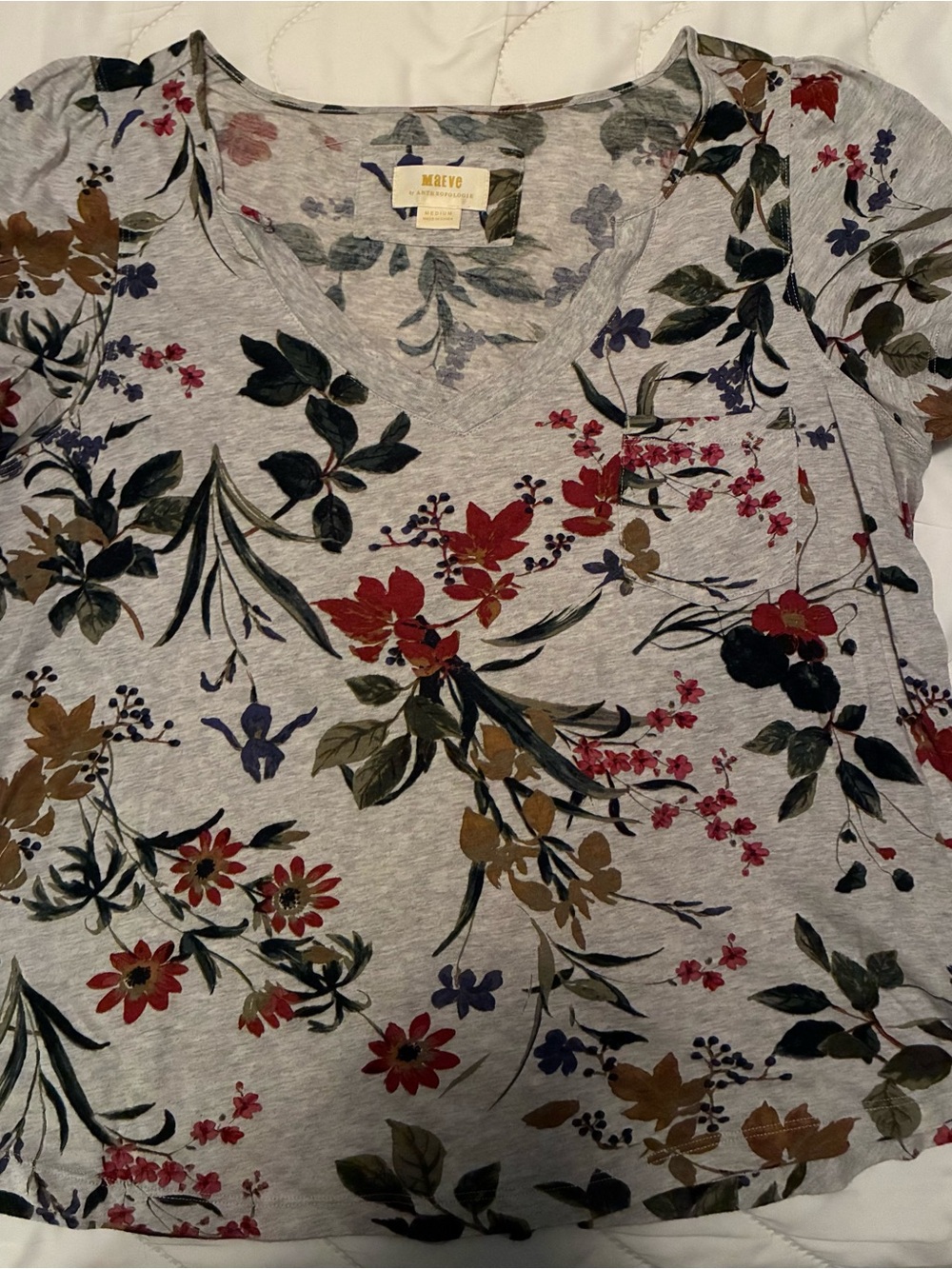 Maeve by Anthropologie Floral Tee